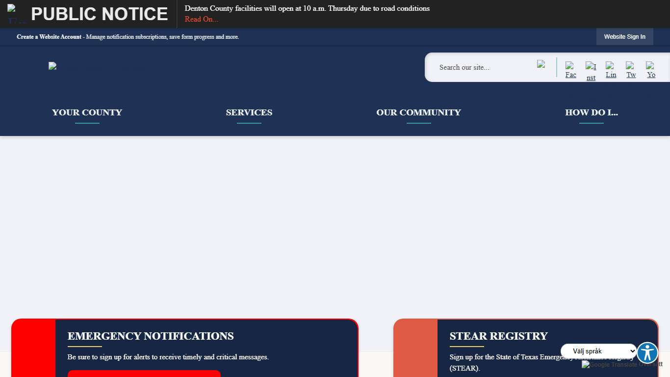 Denton County, TX Official Website